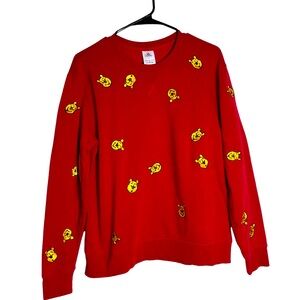 Disney Winnie The Pooh Red Sweater